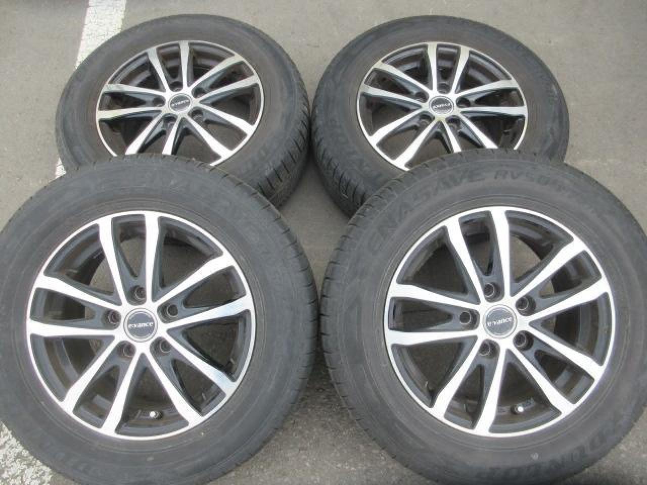 Комплект шин DUNLOP ENASAVE RV505 + диски AUTOBACS SEVEN e: vance HA1