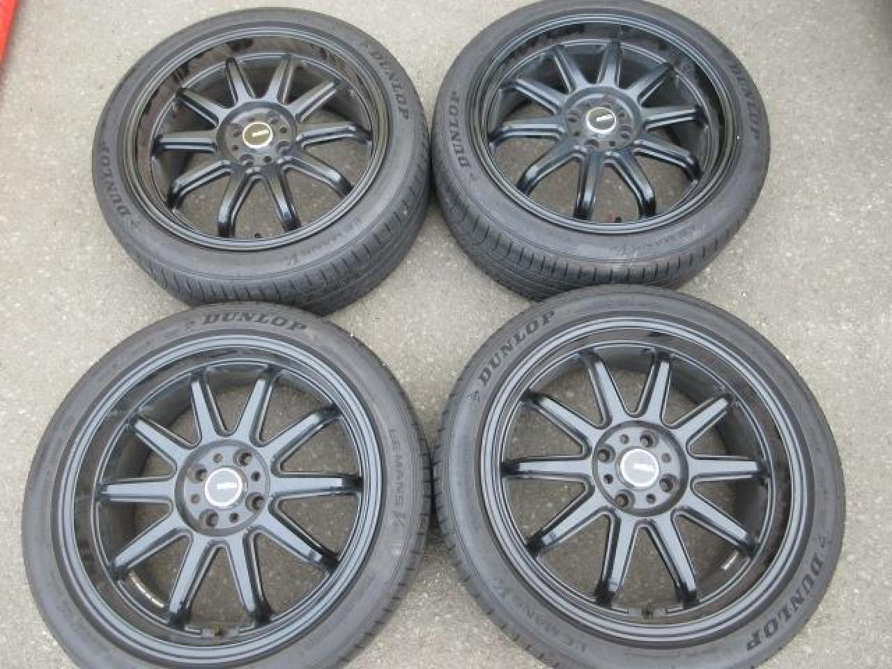 Комплект шин DUNLOP LEMANS Ⅴ+ + диски 5ZIGEN FIREBALL RR