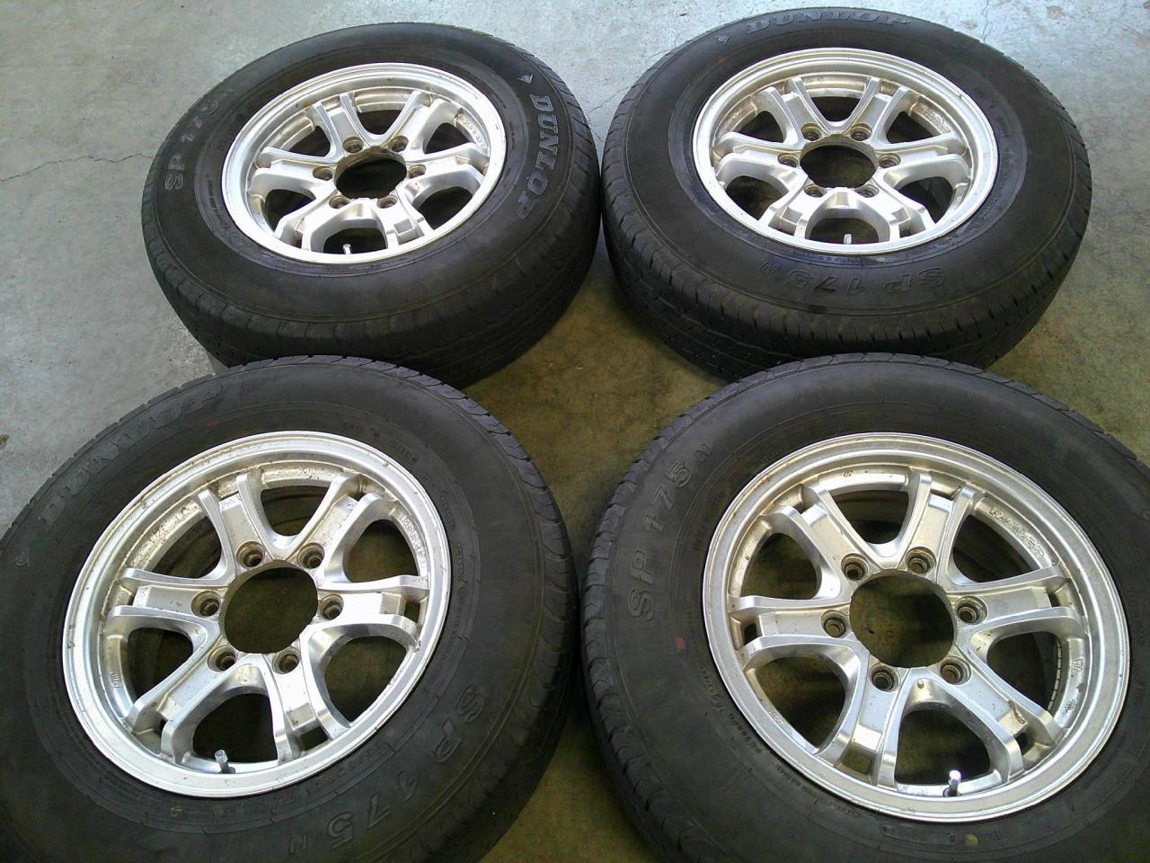 Комплект шин DUNLOP SP175N + диски weds KEELER FORCE