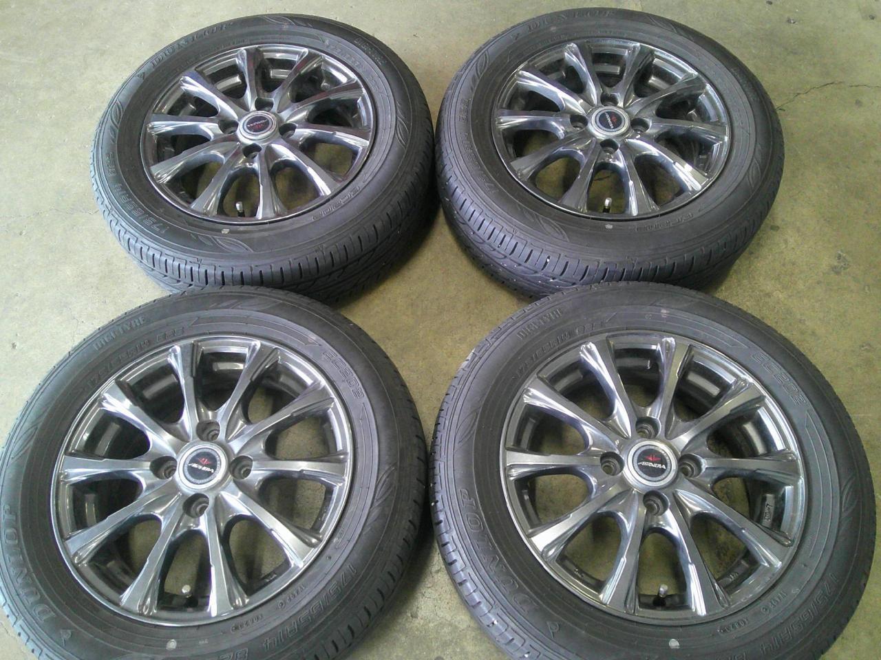 Комплект шин DUNLOP ENASAVE EC202 + диски AIRNOVA SB10