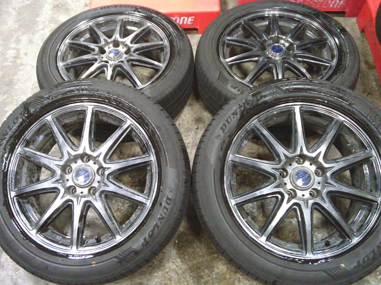 Комплект шин DUNLOP LEMANSⅤ+ + диски KYOHO SMACK LAVINE