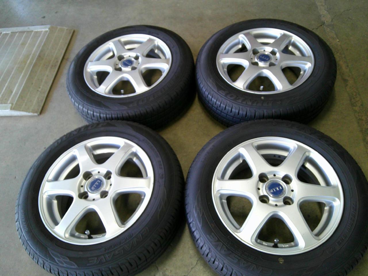 Комплект шин DUNLOP ENASAVE EC204 + диски FEID KD6