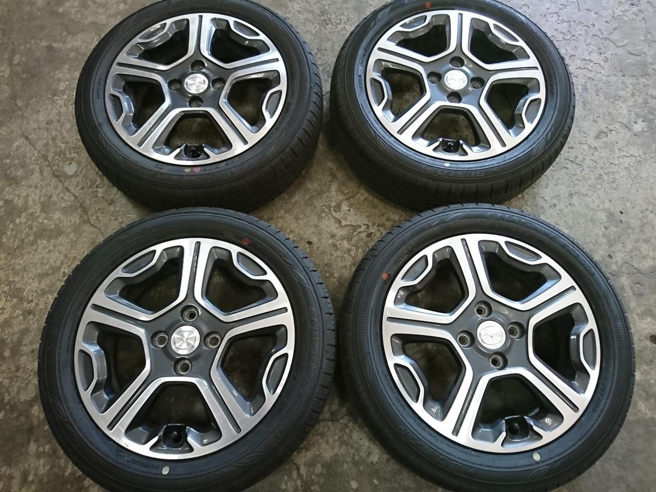 Комплект шин DUNLOP ENASAVE EC300+ + штатные диски Mazda крестовой