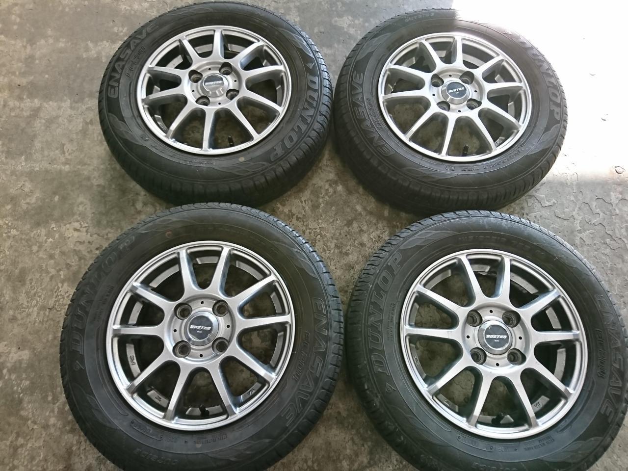 Комплект шин DUNLOP ENASAVE EC204 + диски BUSTER ROG