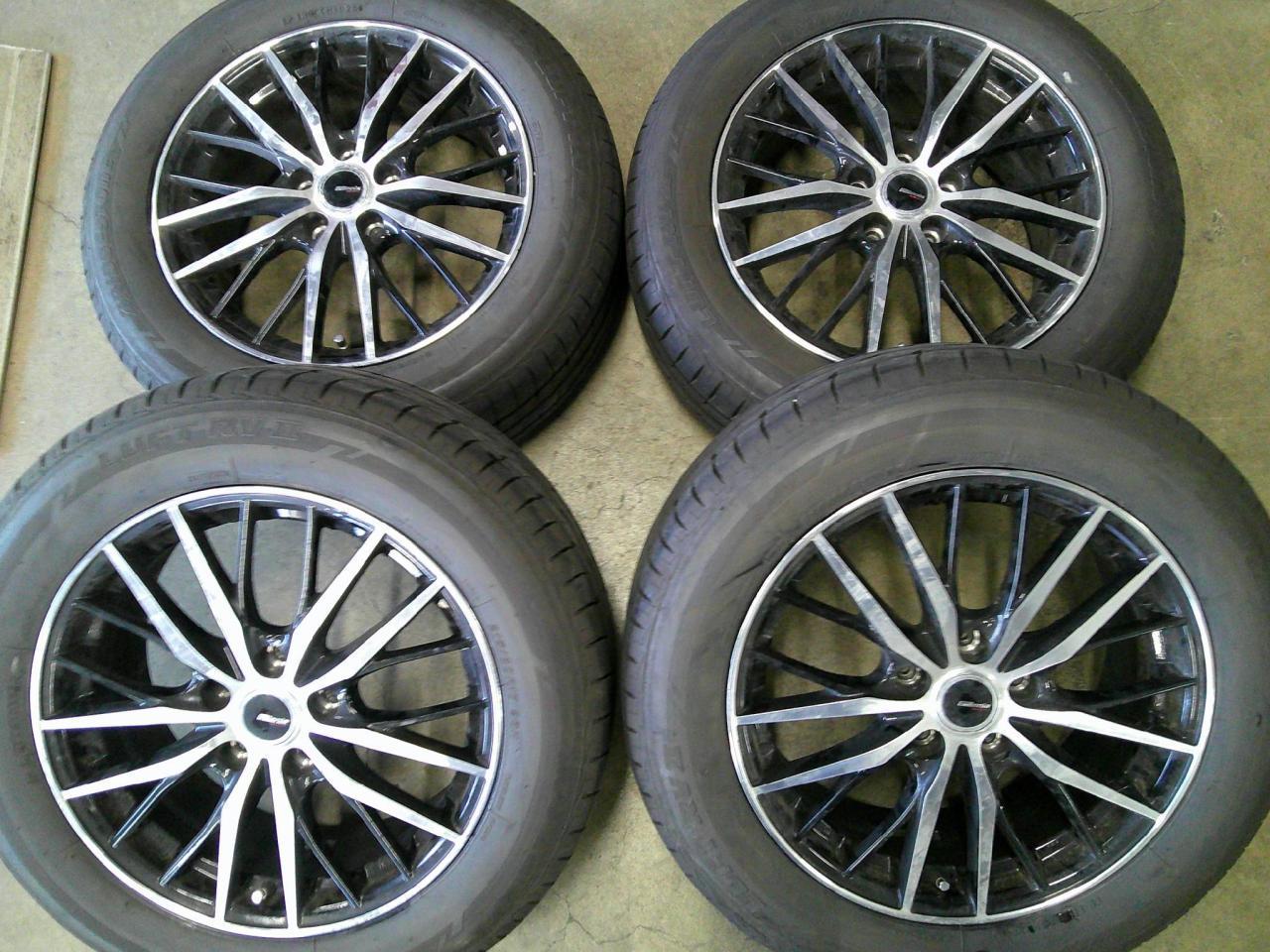 Комплект шин BRIDGESTONE LUFT RVⅡ + диски weds Galeria GM01