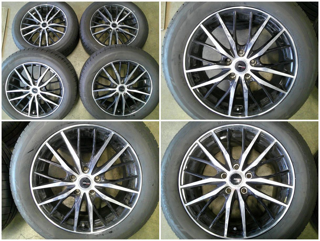 Комплект шин BRIDGESTONE LUFT RVⅡ + диски weds Galeria GM01