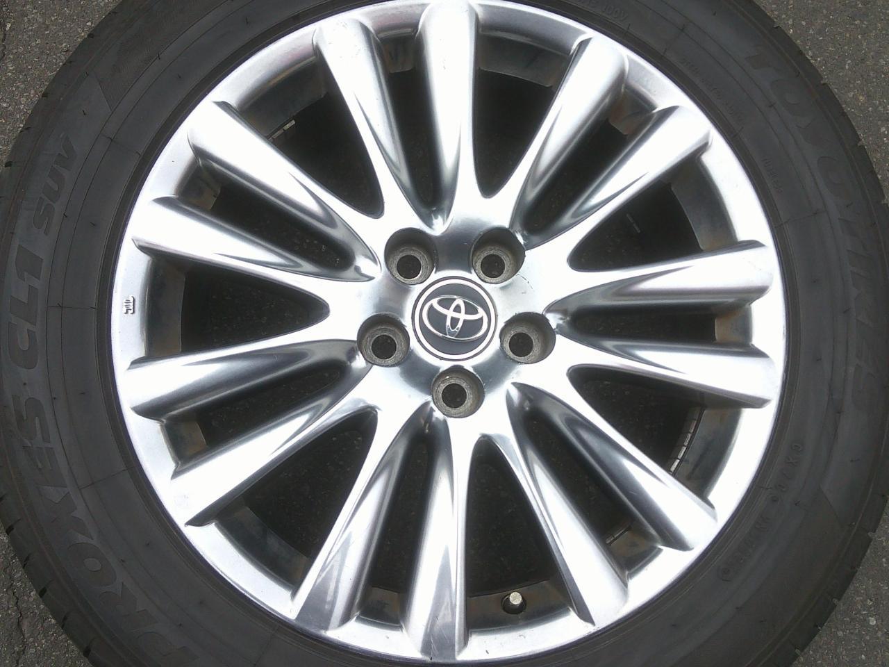 Комплект шин TOYO PROXES CL1 SUV + штатные диски Toyota 60 Harrier