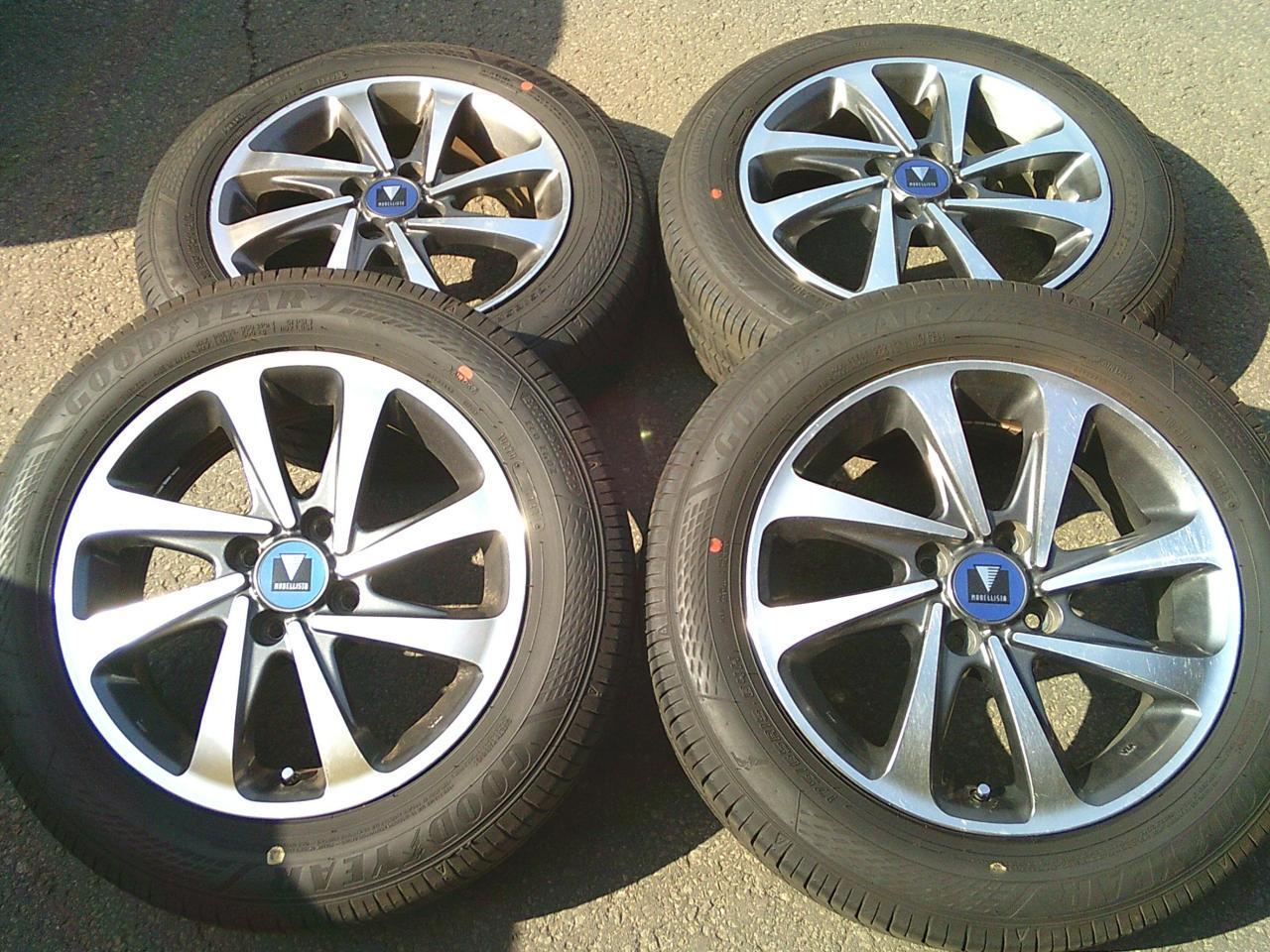 Комплект шин GOODYEAR EfficientGrip ECO EG02 + штатные диски Toyota штатная опция MODELLISTA Spinair2