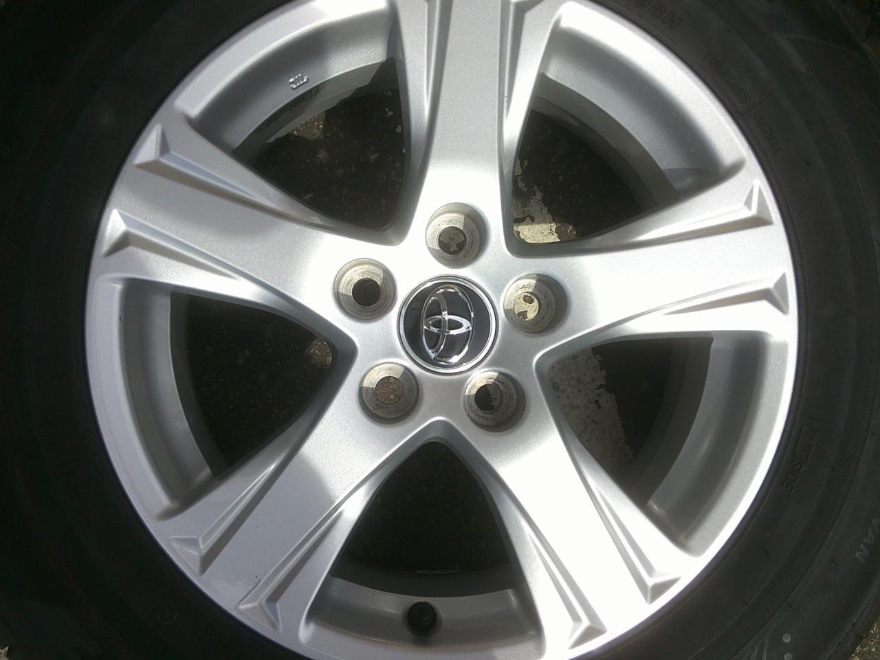 Комплект шин BRIDGESTONE Playz PXⅡ + штатные диски Toyota Alphard / Vellfire 30 серии