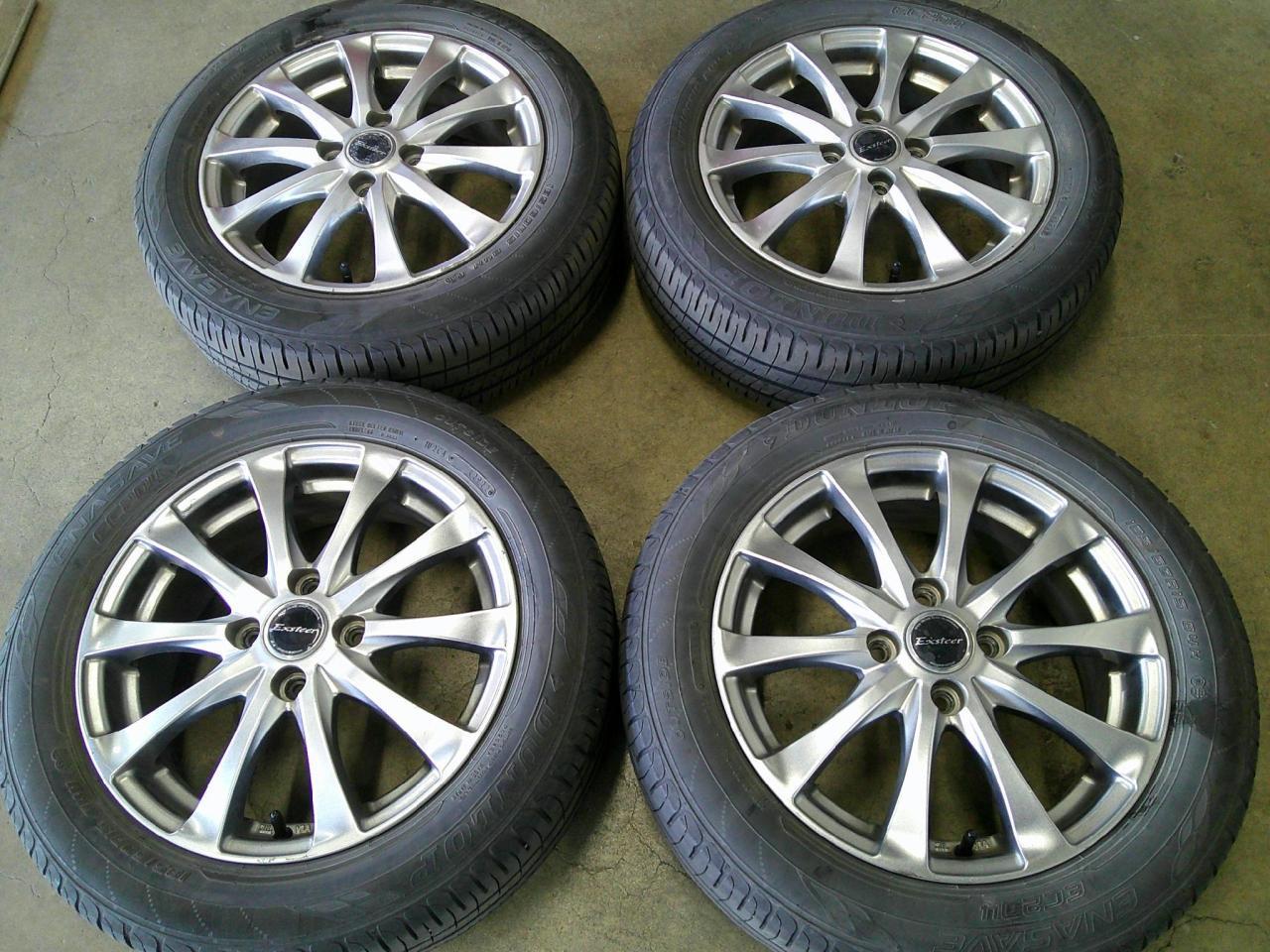 Комплект шин DUNLOP ENASAVE EC204 + диски HOT STUFF Exsteer PLUS ONE