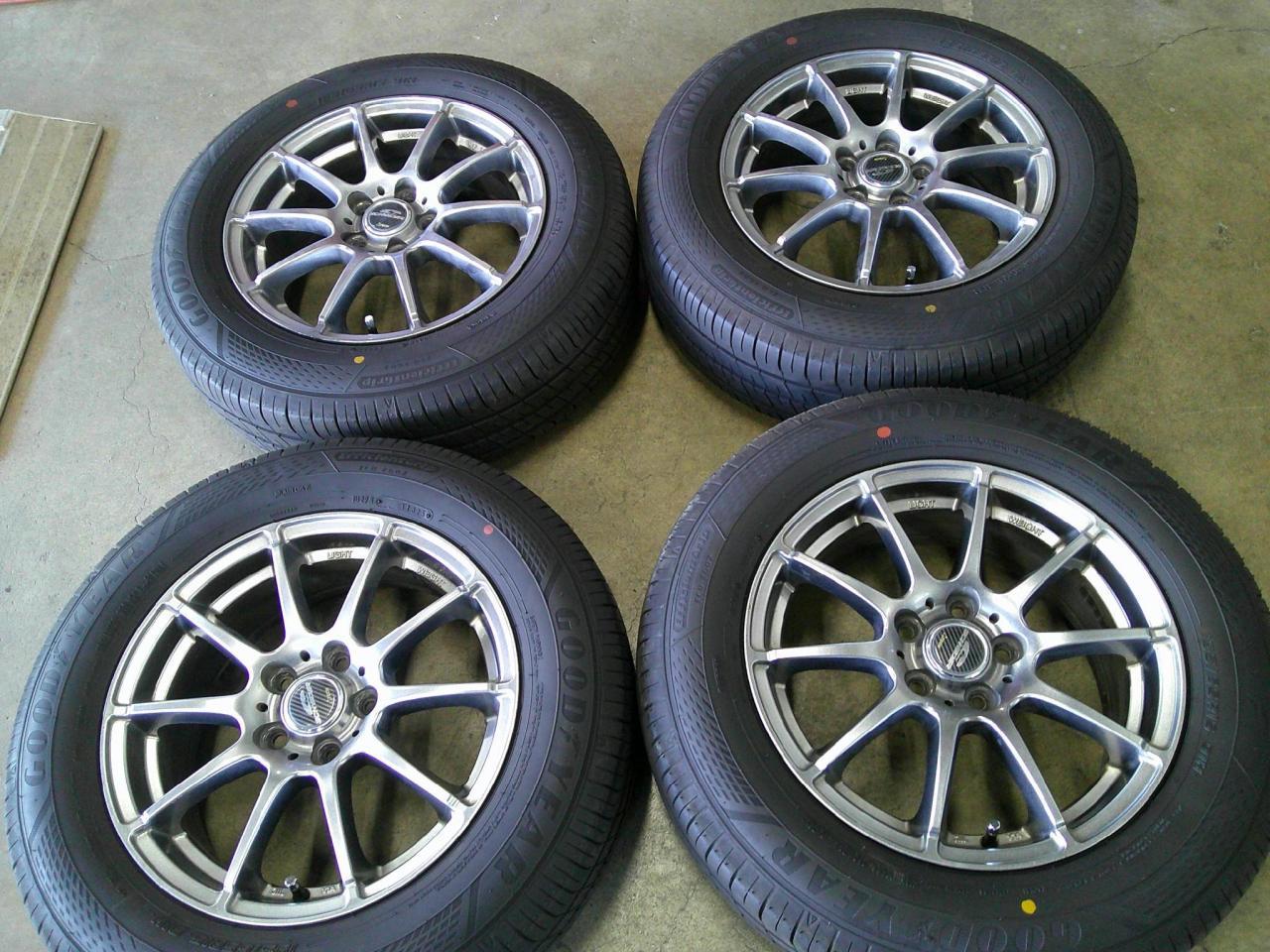 Комплект шин GOODYEAR EfficientGrip ECO EG02 + диски A-TECH SCHNEIDER StaG