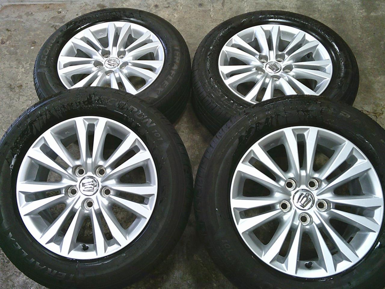 Комплект шин TERAFLEX ECORUN 101 + штатные диски Toyota 210 серии Crown