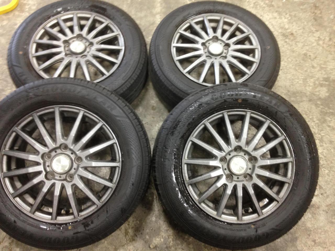 Комплект шин GOODYEAR EfficientGrip ECO EG02 + диски KYOHO SEIN RACING