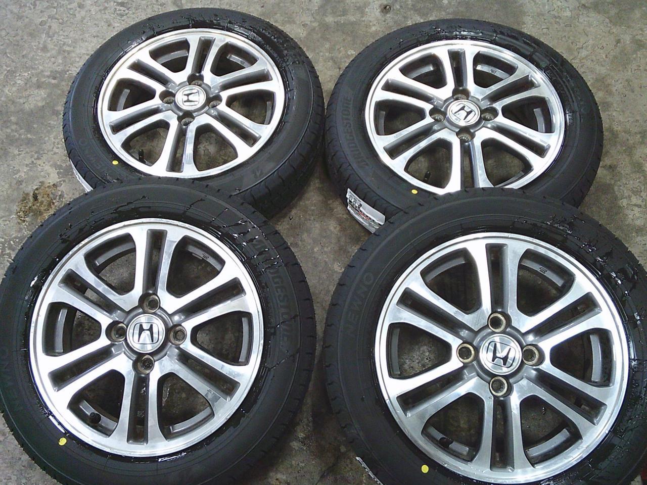 Комплект шин BRIDGESTONE NEWNO + штатные диски Honda N-BOX