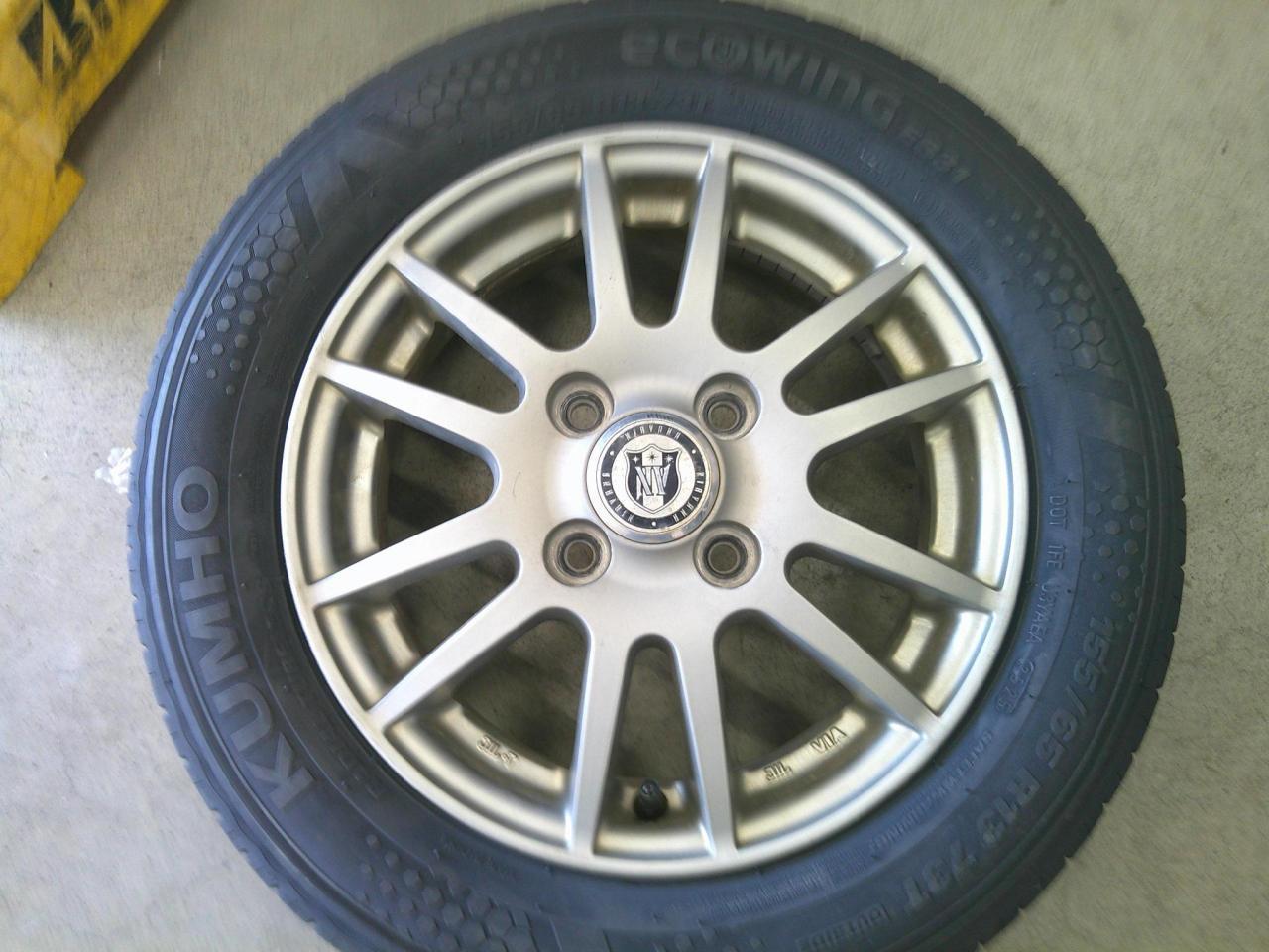 Комплект шин KUMHO ECOWING ES31 + диски weds NIRVANA диски со спицами