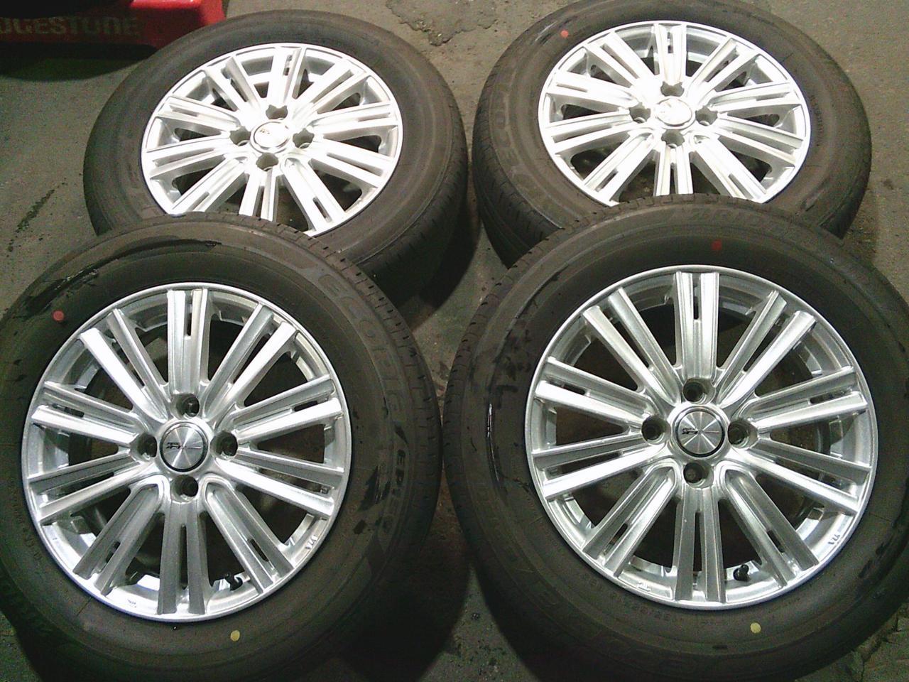 Комплект шин BRIDGESTONE ECOPIA EP150 + диски weds JOKER ICE