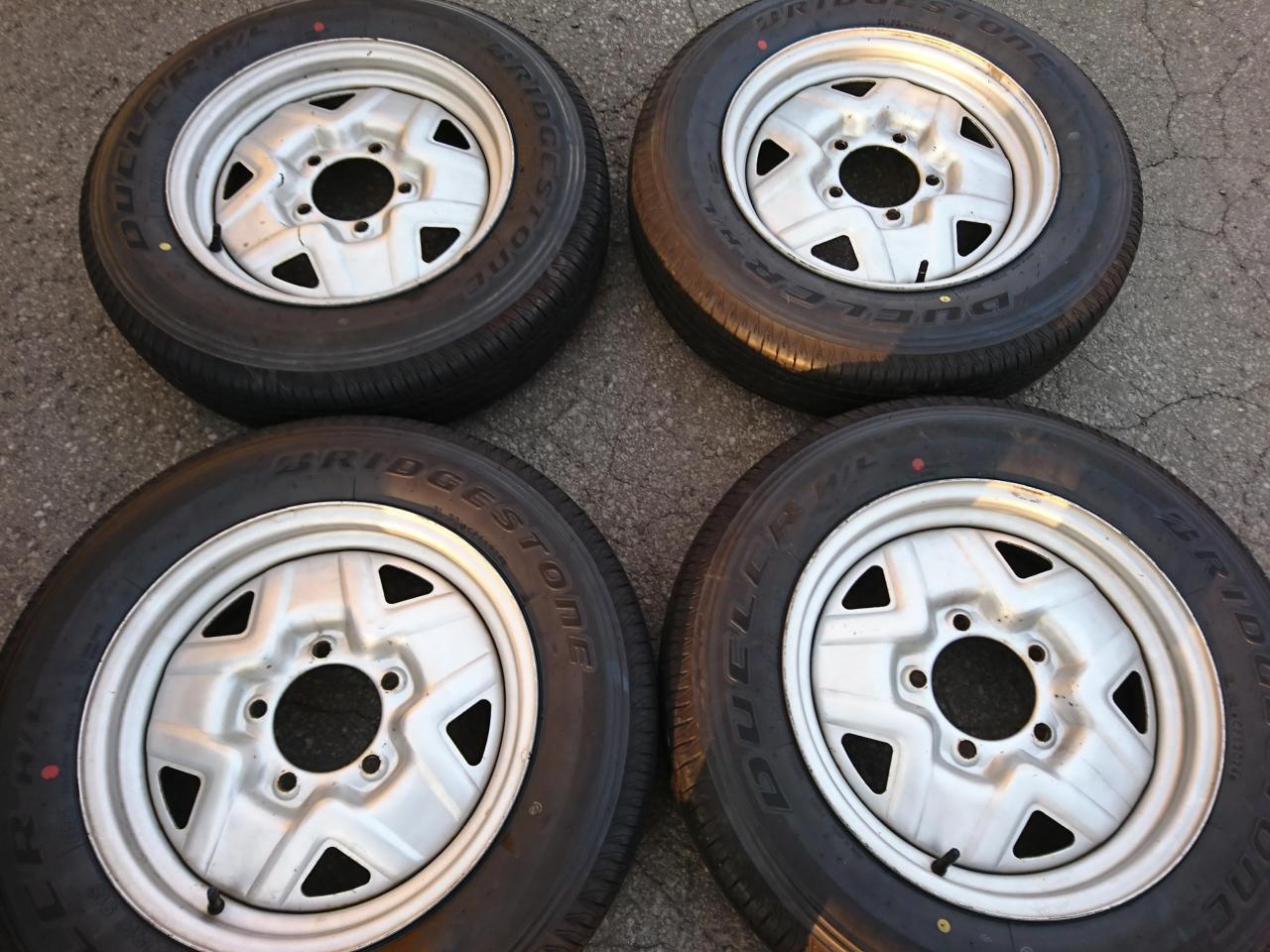 Комплект шин BRIDGESTONE DUELER H/L850 + штатные стальные диски Suzuki Jimny JB23