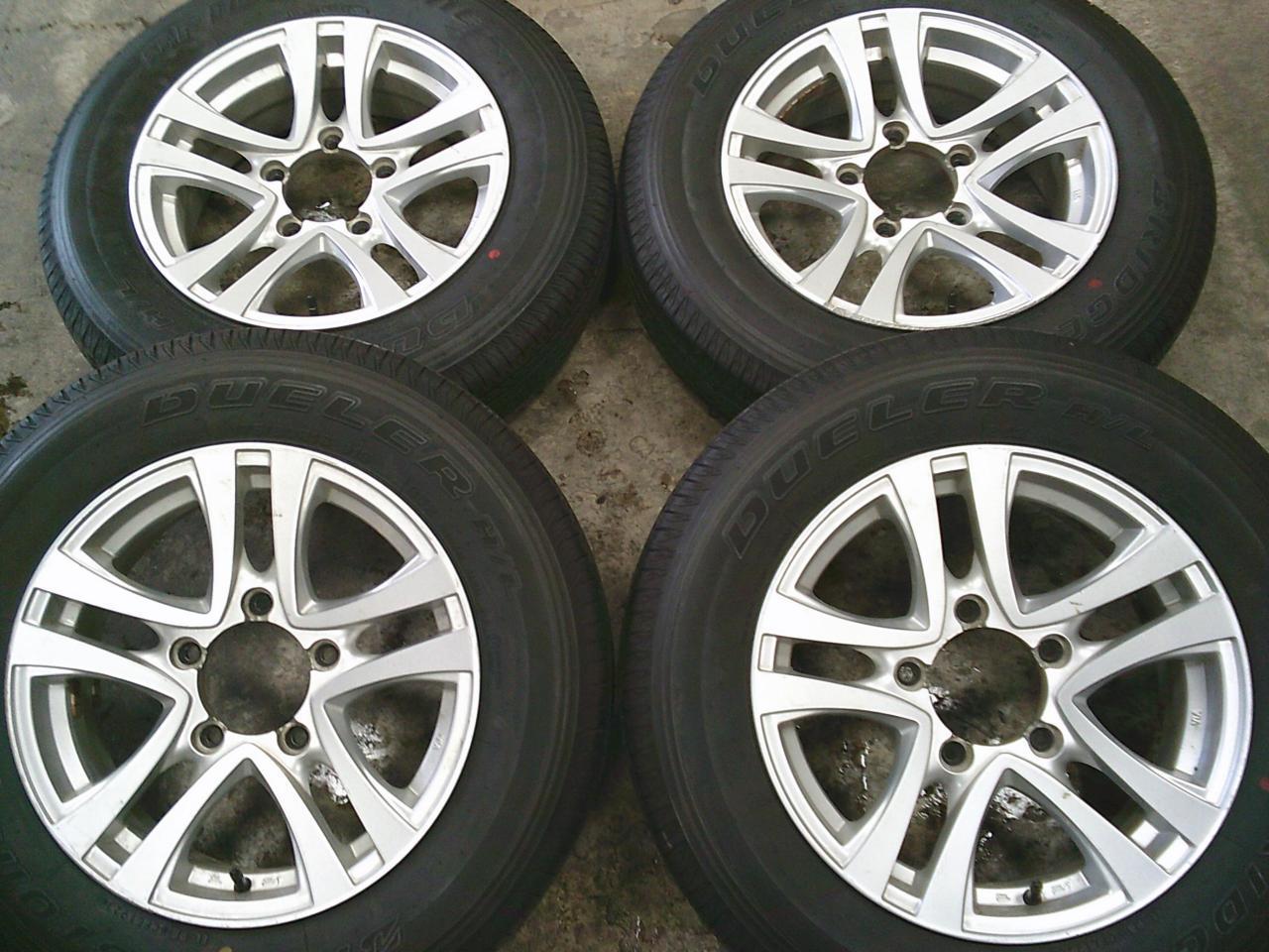 Комплект шин BRIDGESTONE DUELER H/L850 + диски производитель не указан диски со спицами