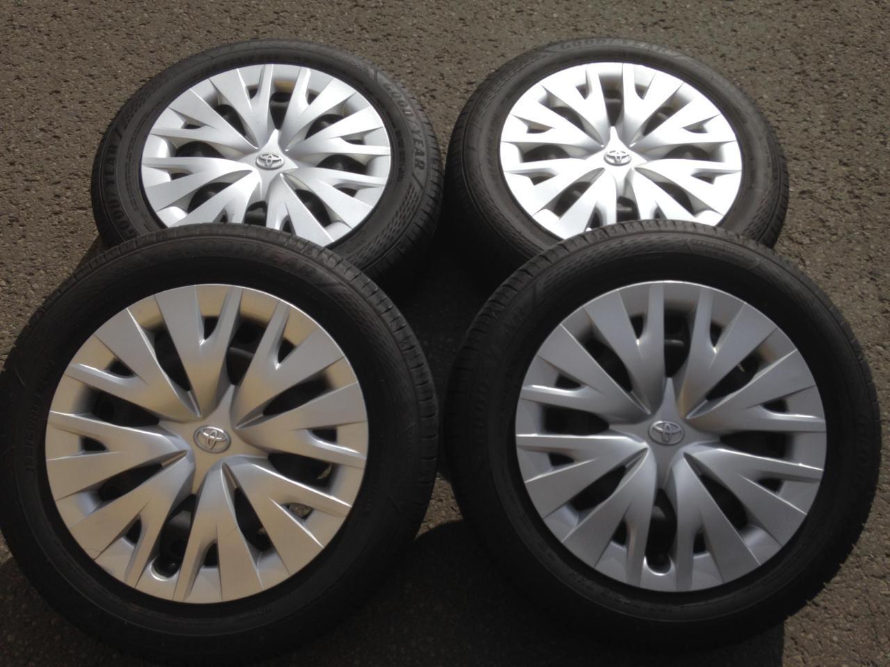 Комплект шин GOODYEAR EfficientGrip ECO EG02 + штатные стальные диски Toyota Yaris