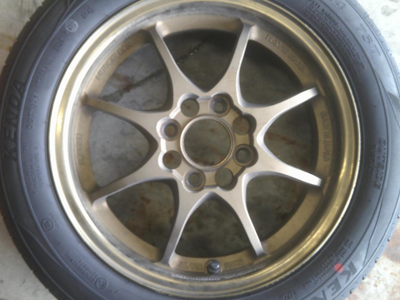 Комплект шин KENDA KR203 + диски RAYS VOLK RACING CE28N