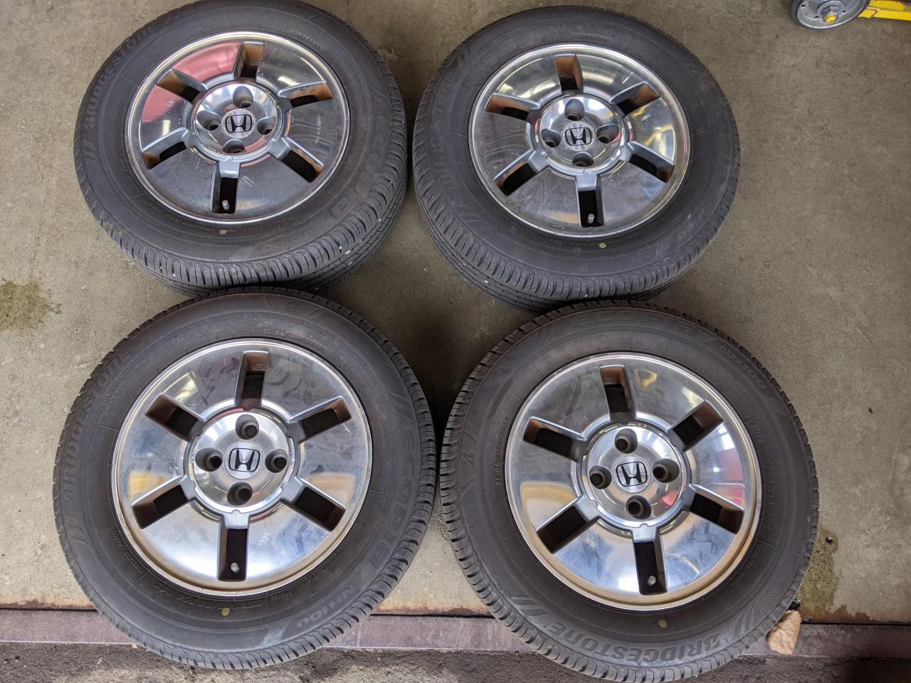 Комплект шин BRIDGESTONE ECOPIA NH100 + штатные диски Honda