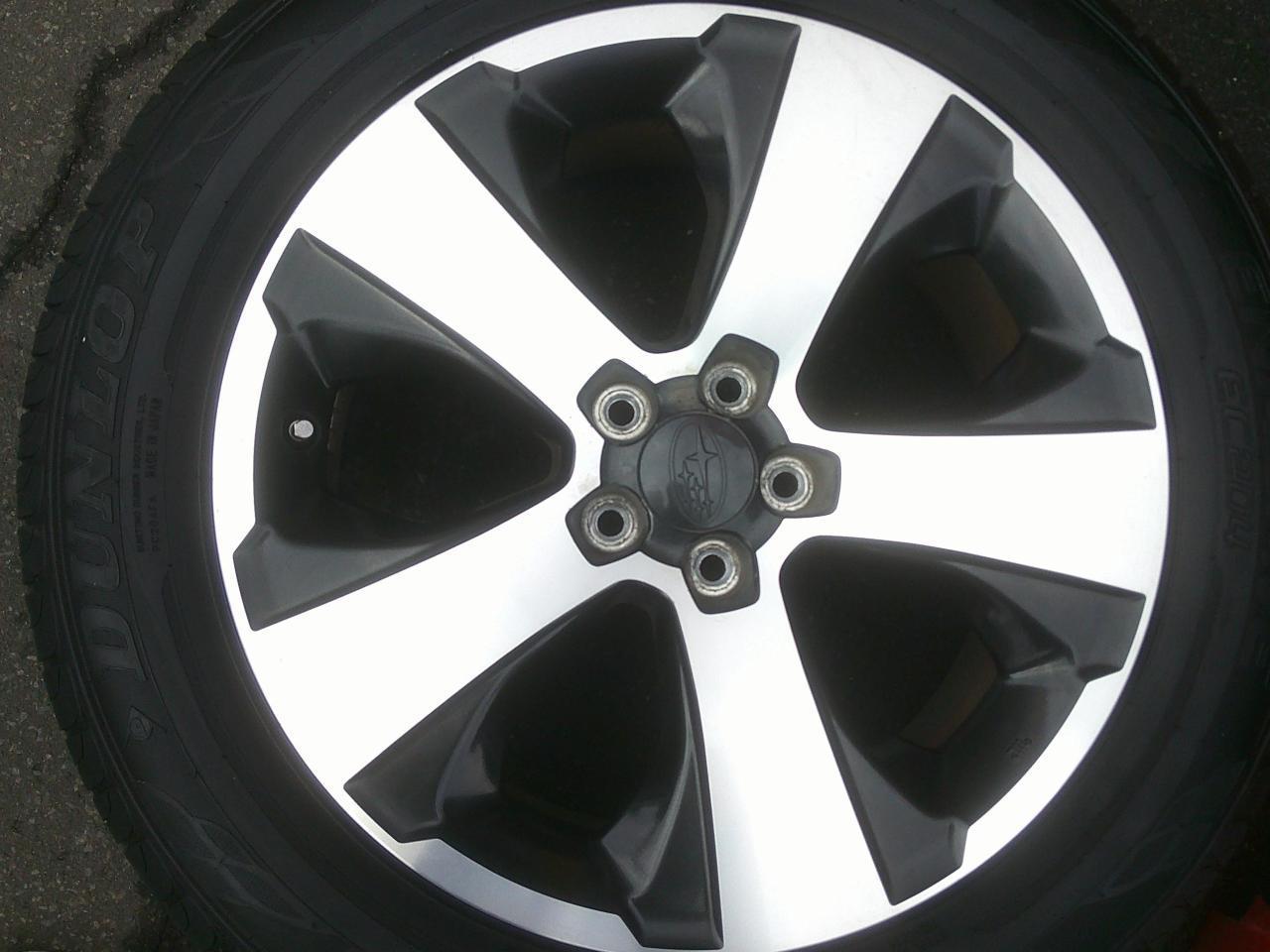 Комплект шин DUNLOP ENASAVE EC204 + штатные диски Subaru XV