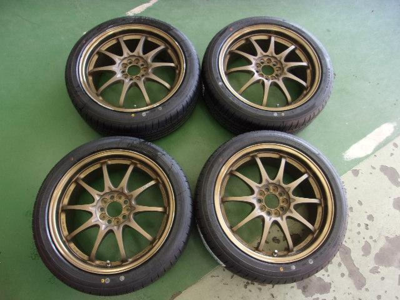 Комплект шин KENDA KR203 + диски RAYS VOLK RACING CE28N 10SPOKE DESIGN