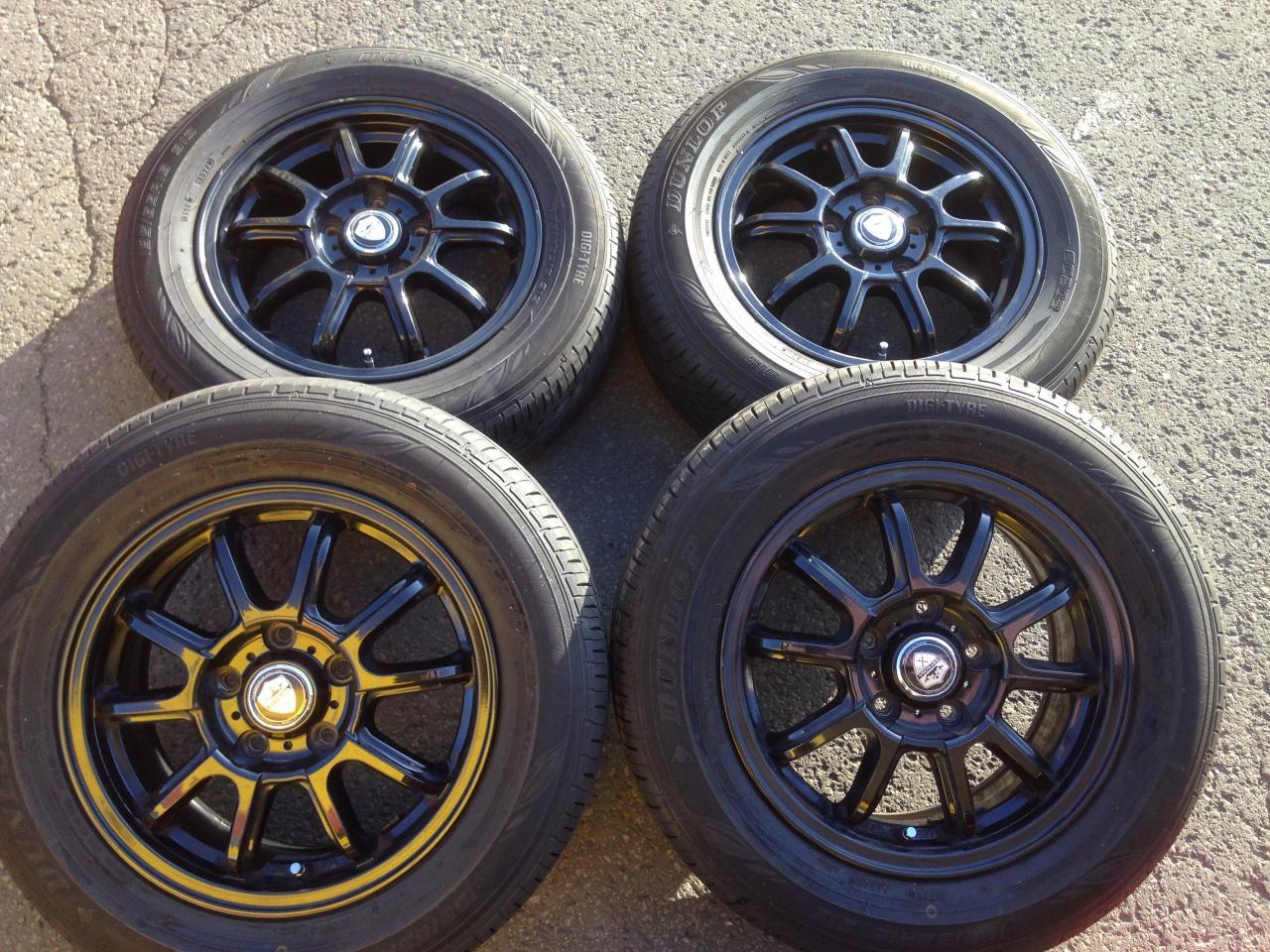 Комплект шин DUNLOP ENASAVE EC202 + диски Lehrmeister ESTROSA 5W