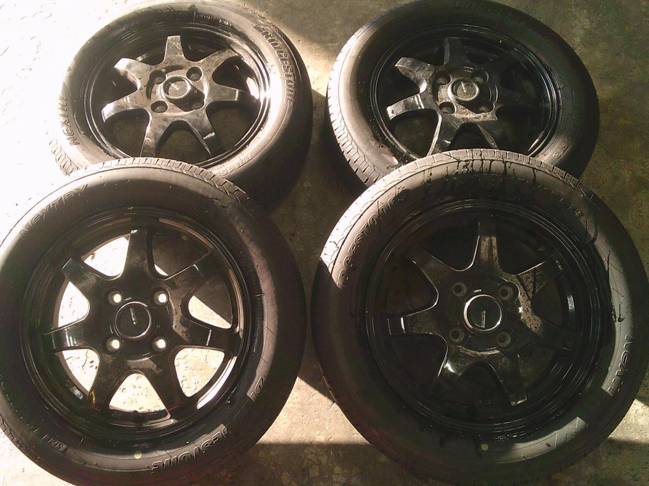Комплект шин BRIDGESTONE NEXTRY + диски HOT STUFF G.speed G-03