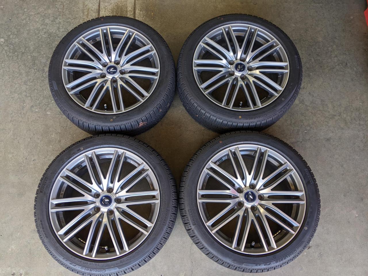 Комплект шин PIRELLI Cinturato P9 AS + диски weds LEONIS NAVIA 03