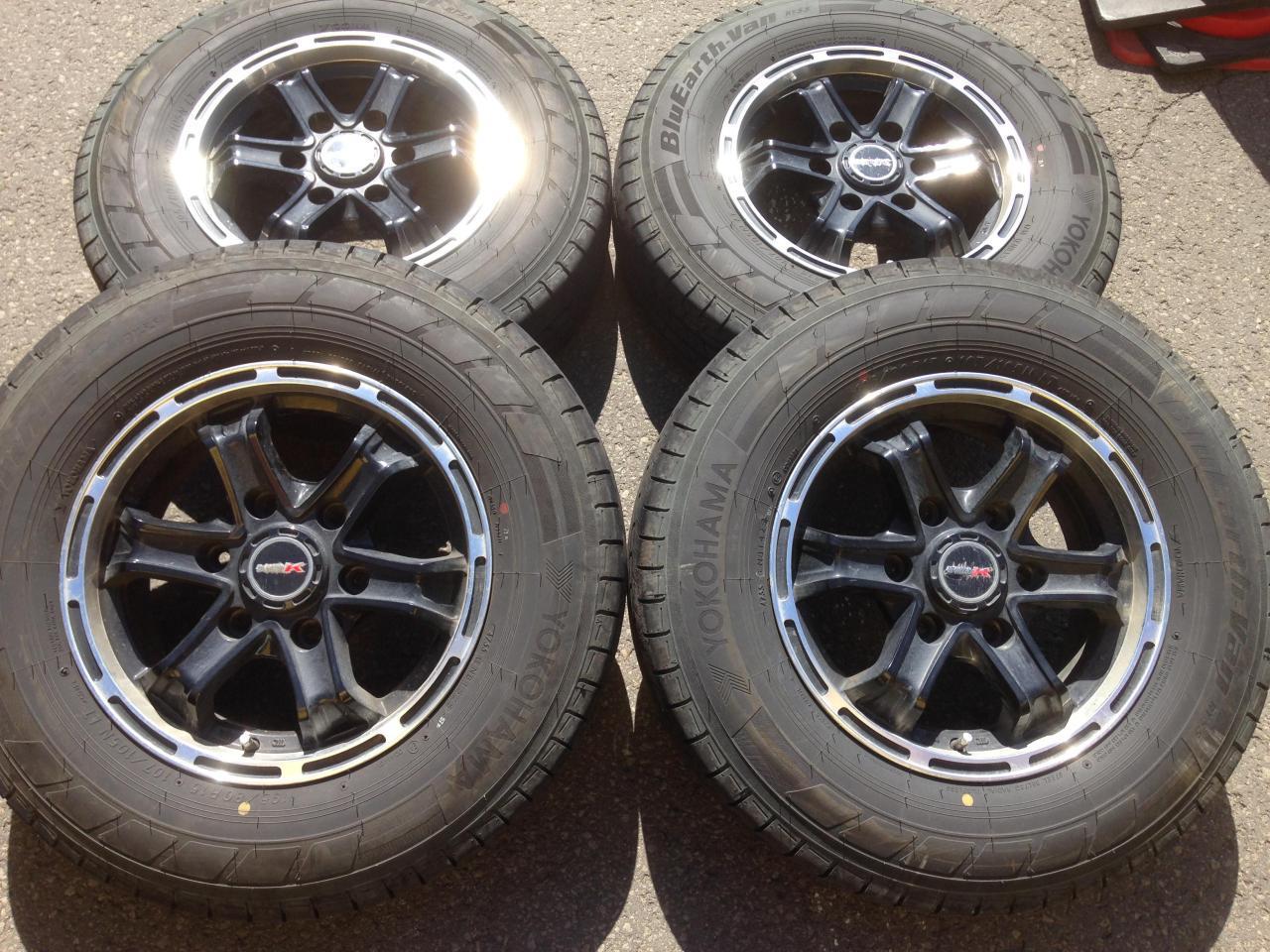 Комплект шин YOKOHAMA BluEarth-Van RY55 + диски BIG WAY B-MUD