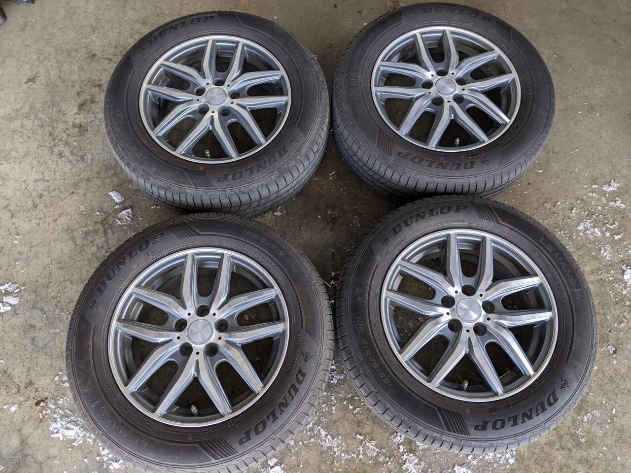 Комплект шин DUNLOP LEMANSⅤ+ + диски ROZEST ES