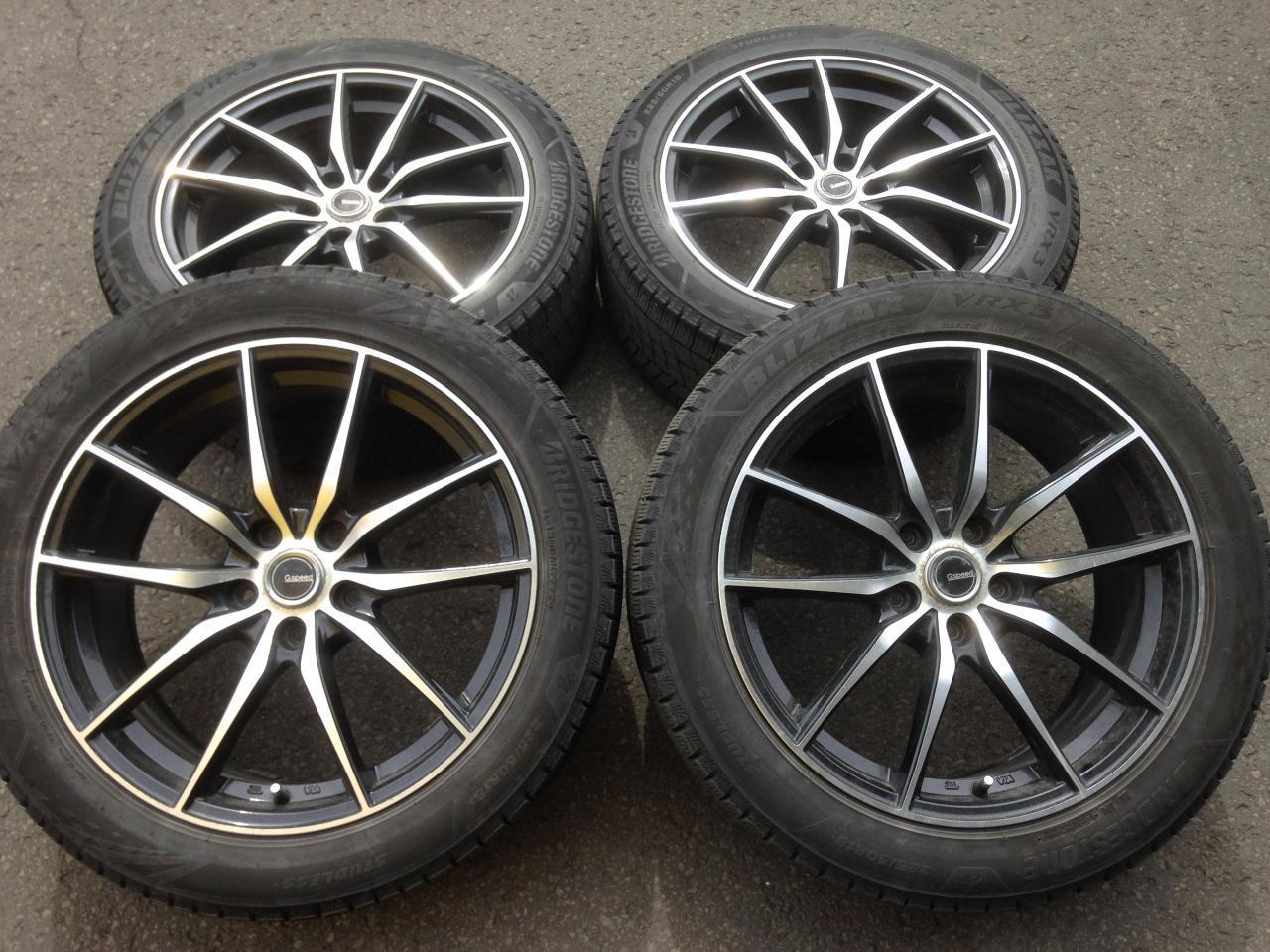 Комплект шин BRIDGESTONE BLIZZAK VRX3 + диски HOT STUFF G.speed P-02