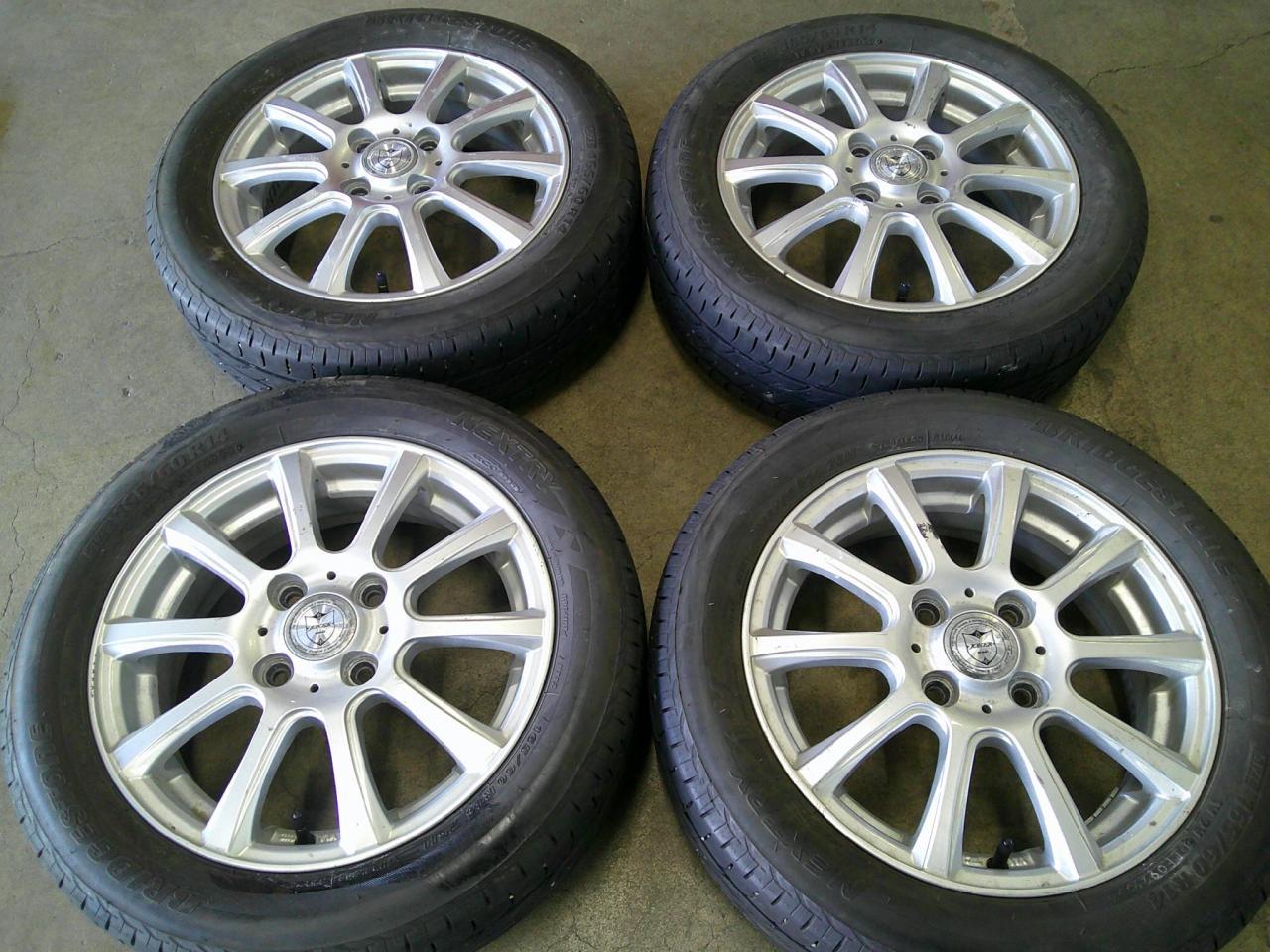 Комплект шин BRIDGESTONE NEXTRY + диски weds JOKER STRAIGHT