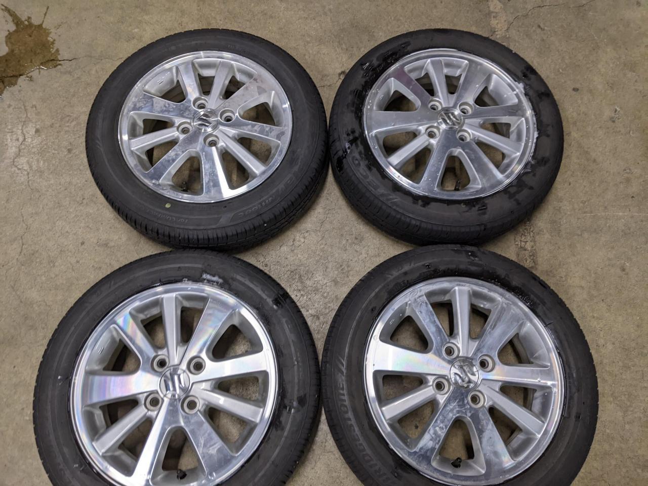 Комплект шин BRIDGESTONE ECOPIA NH100C + штатные диски Suzuki