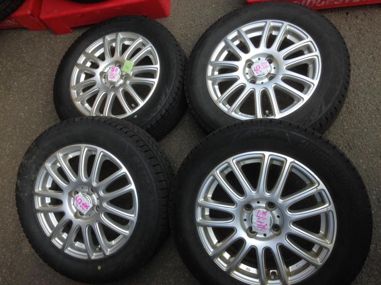 Комплект шин BRIDGESTONE BLIZZAK VRX3 + диски WOODBELL ESPIDER