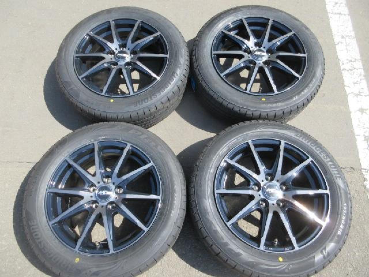 Комплект шин BRIDGESTONE Playz PX-RVⅡ + диски MARUKA SERVICE MID WHEELS DR-02