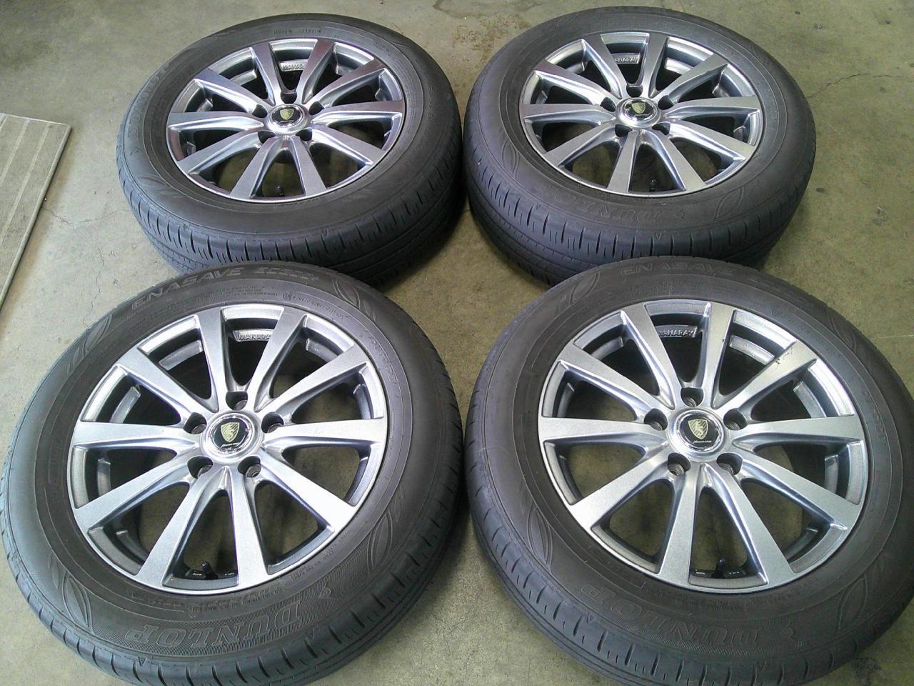 Комплект шин DUNLOP ENASAVE EC300+ + диски MARUKA SERVICE MANARAY SPORT EUROSPEED G10
