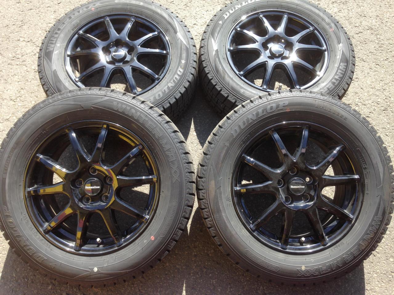 Комплект шин DUNLOP WINTERMAXX WM02 + диски TREASURE ONE Humanline S-15