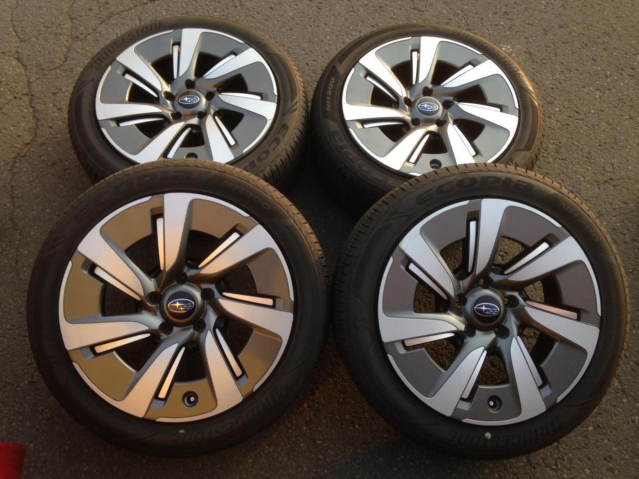 Комплект шин BRIDGESTONE ECOPIA NH200 + штатные диски Subaru VM серии Levorg