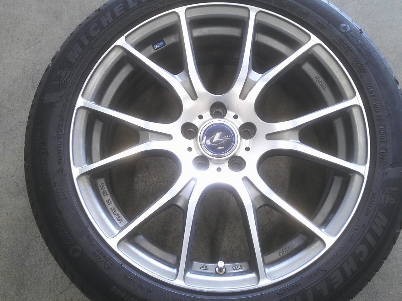 Комплект шин MICHELIN PRIMACY 4 + диски weds LEONIS NAVIA 02