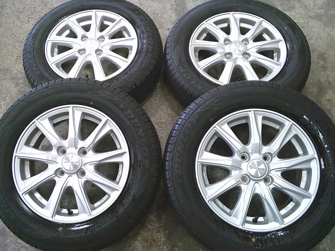 Комплект шин DUNLOP ENASAVE EC204 + диски DUFACT DS9