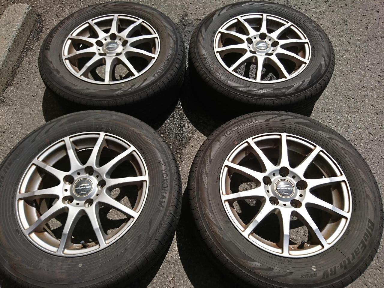 Комплект шин YOKOHAMA Bluearth RV03 + диски A-TECH SCHNEIDER SLC