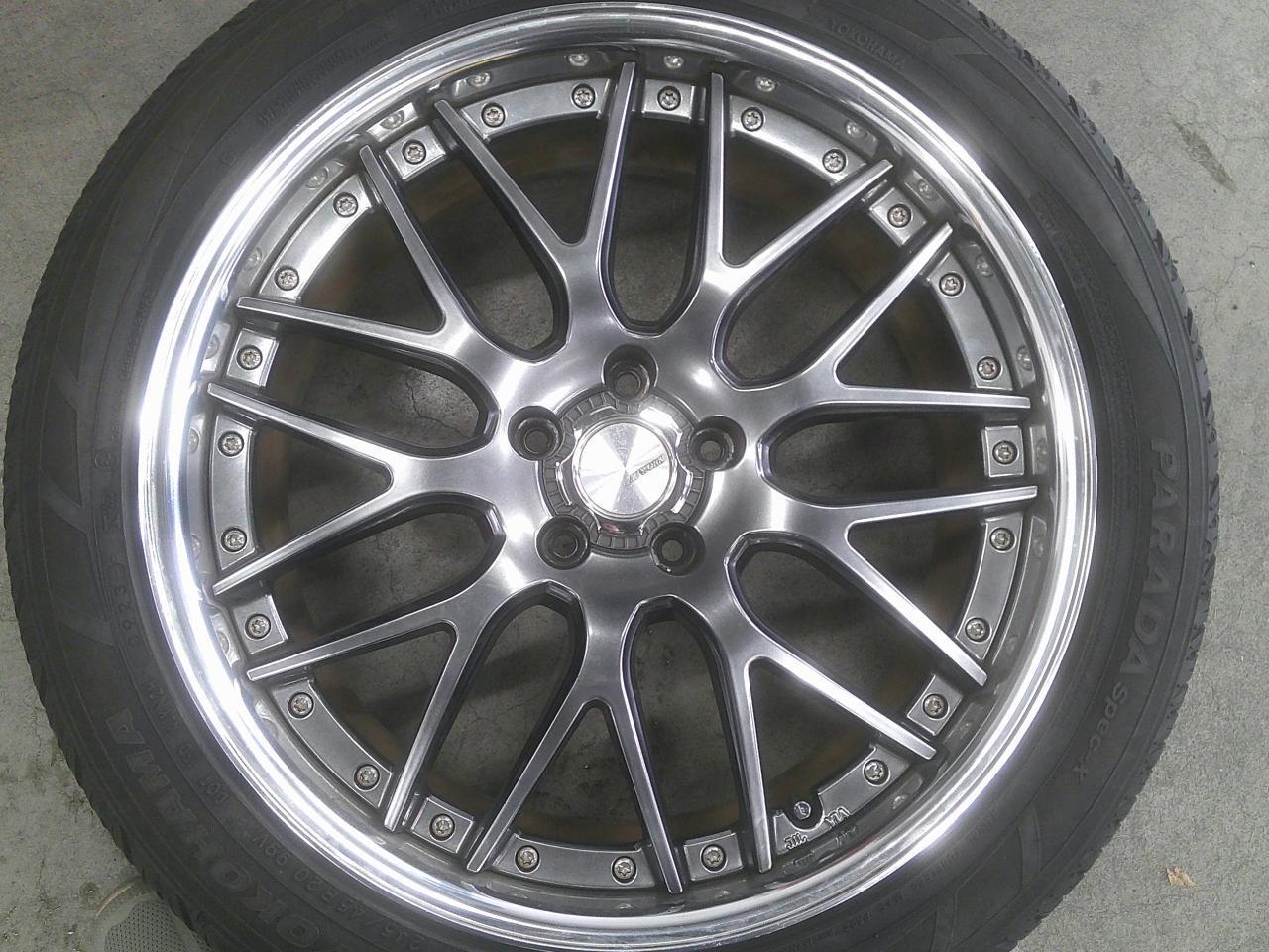 Комплект шин YOKOHAMA PARADA Spec-X + диски WORK LANVEC LM1