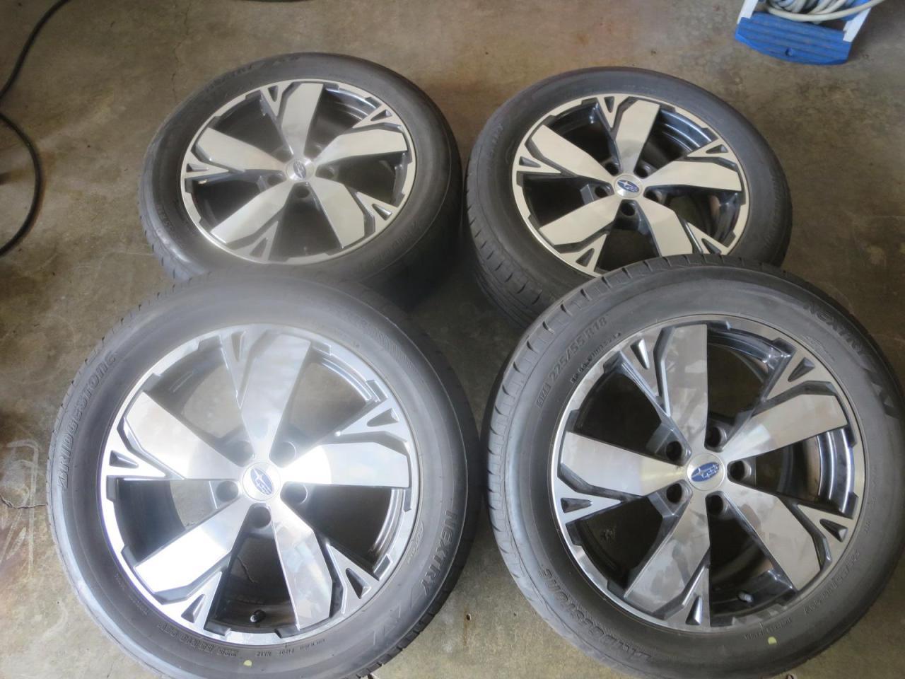 Комплект шин BRIDGESTONE NEXTRY + штатные диски Subaru Forester /SKE