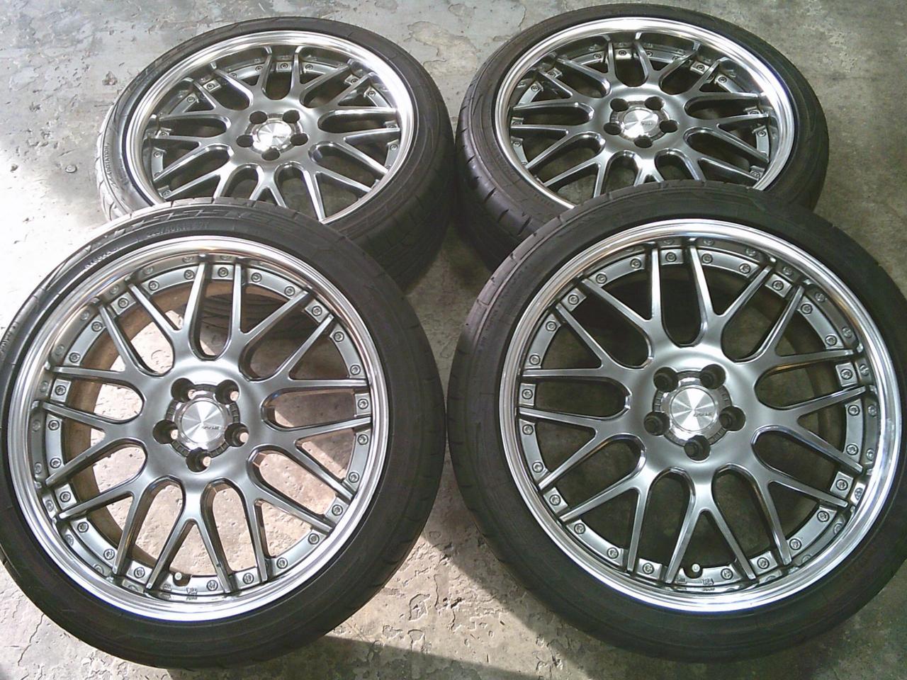 Комплект шин NITTO NT555 G2 + диски WORK LANVEC LM1