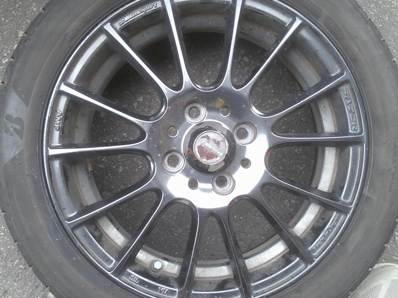 Комплект шин BRIDGESTONE NEWNO + диски weds WedsSport SPORT SA-72R