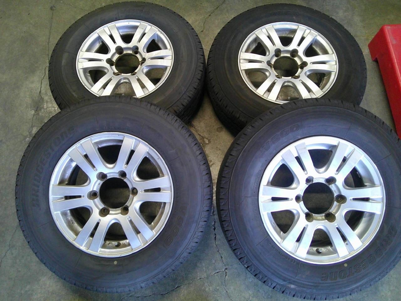 Комплект шин BRIDGESTONE V600 + диски Eurodesign X4 HIGH-RIDER