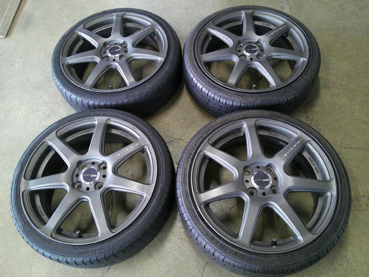 Комплект шин DELINTE DH2+WINRUN R330 + диски WORK EMOTION T7R
