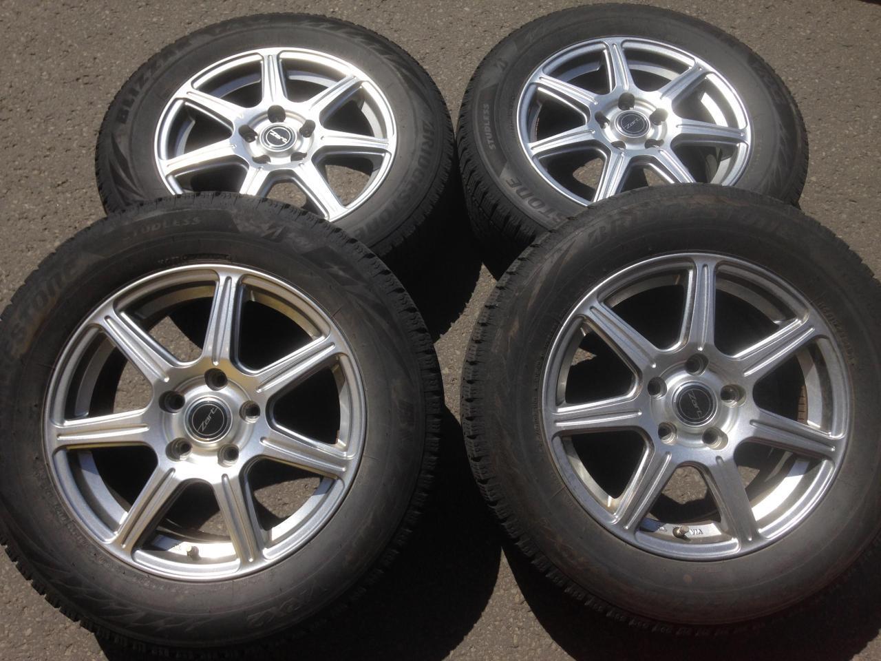 Комплект шин BRIDGESTONE BLIZZAK VRX2 + диски ZART R7
